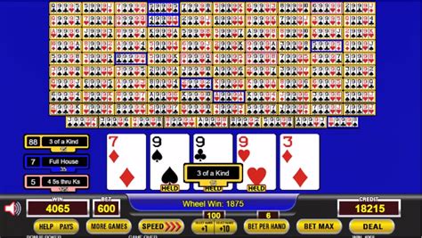 video poker water wheel slots free|Hundred Play Wheel Poker .